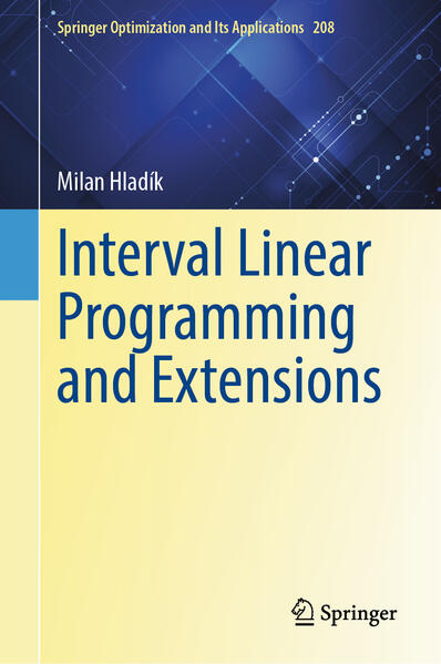 Produktbild: Interval Linear Programming and Extensions | Milan Hladík