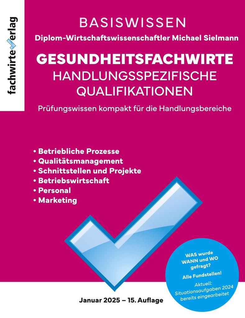 Produktbild: Gesundheitsfachwirte: Prüfungswissen kompakt | Michael Sielmann