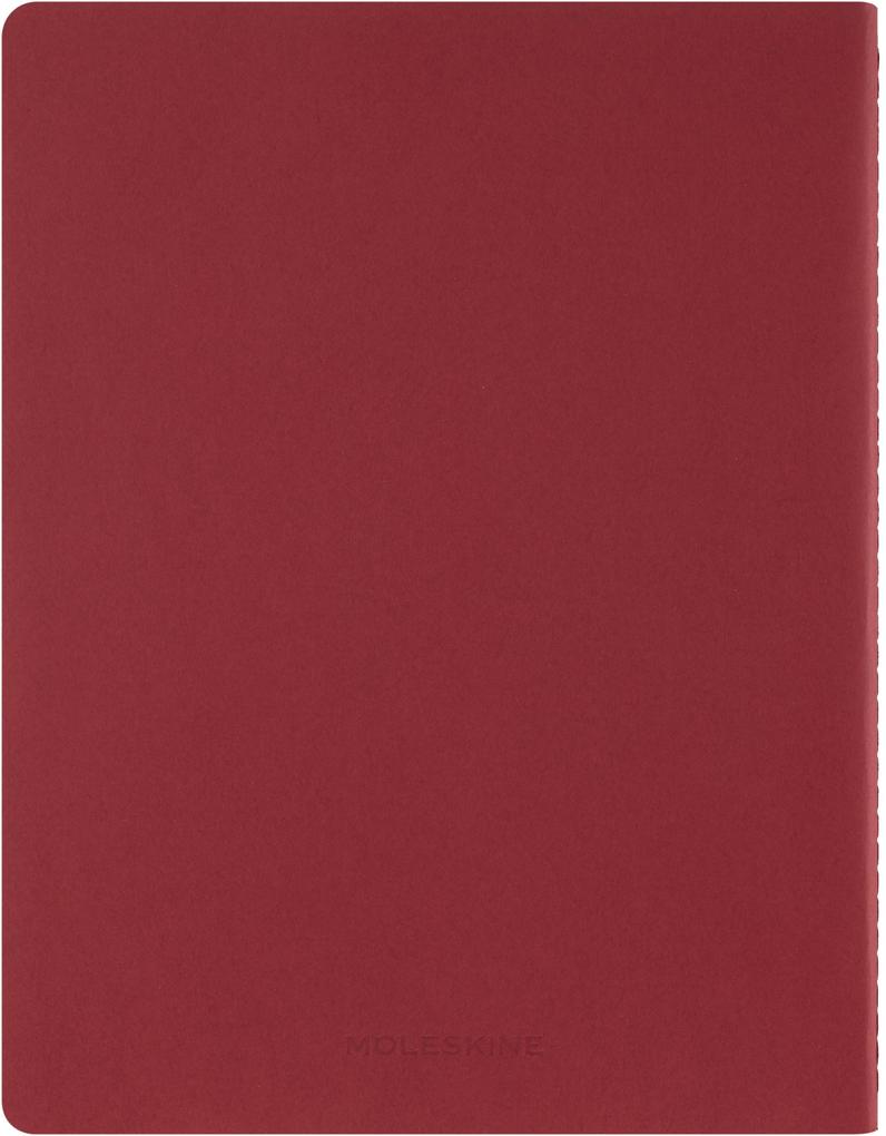 Weitere Ansicht: Moleskine Student Cahier, XXL, blanko, Kartoneinband, Rot