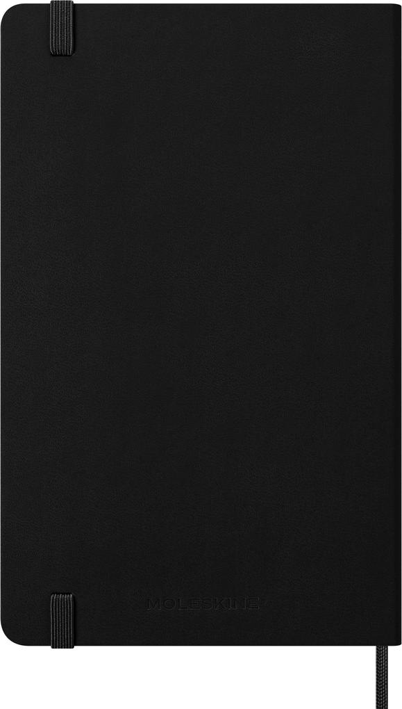 Weitere Ansicht: Moleskine 12 Monate Wochenkalender 2026, Large/A5, 1 Wo = 2 Seiten, horizontal, fester Einband, Schwarz