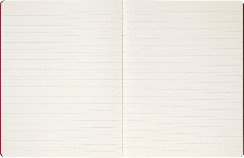 Weitere Ansicht: Moleskine Student Cahier, XXL, liniert, Kartoneinband, Rot