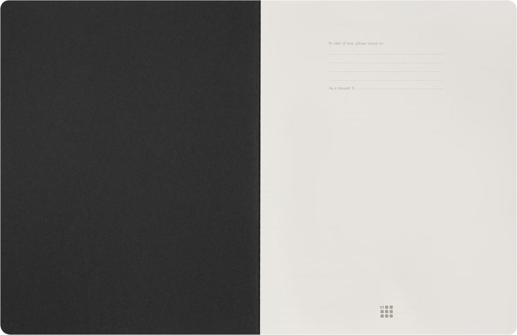 Weitere Ansicht: Moleskine Student Cahier, XXL, liniert, Kartoneinband, Schwarz