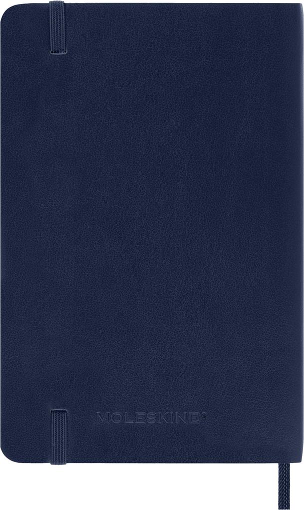 Weitere Ansicht: Moleskine 12 Monate Tageskalender 2026, Pocket/A6, 1 Tag = 1 Seite, Weicher Einband, Saphir