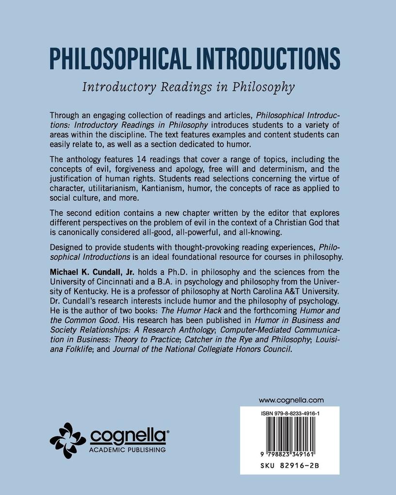 Weitere Ansicht: Philosophical Introductions