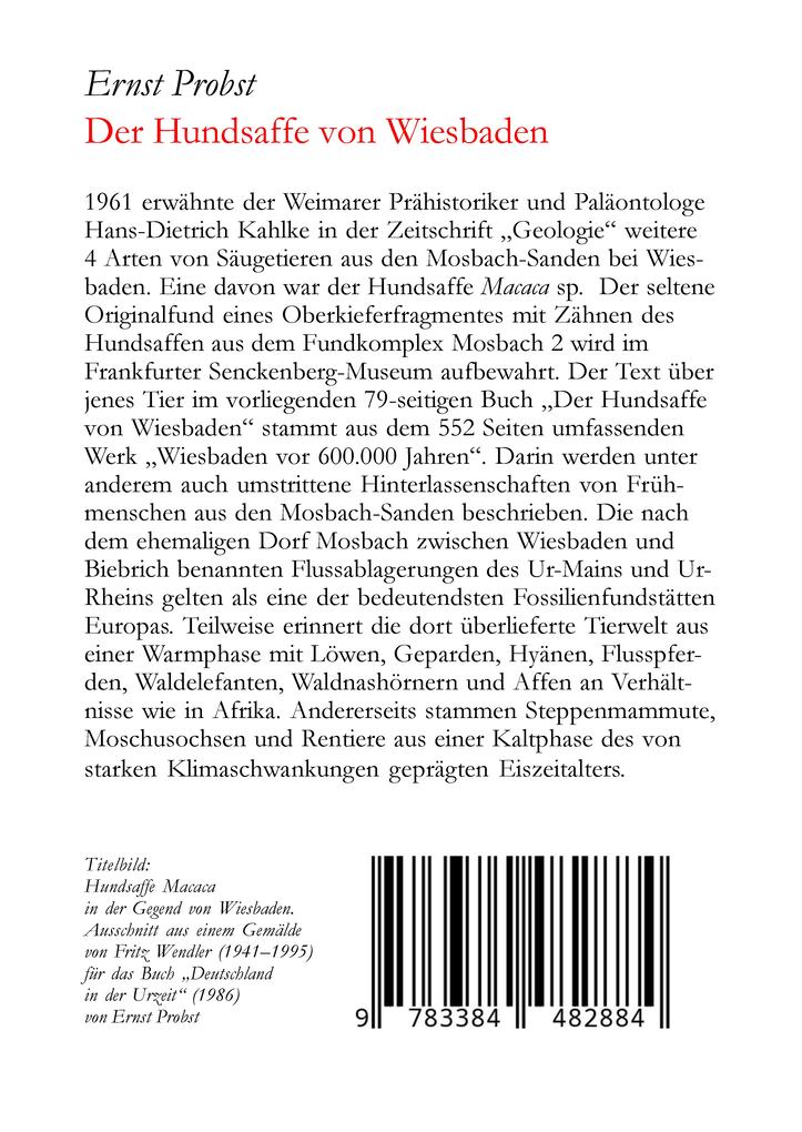 Weitere Ansicht: Der Hundsaffe von Wiesbaden | Ernst Probst