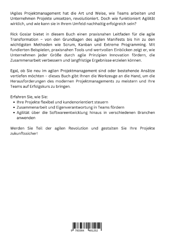 Weitere Ansicht: Agiles Projektmanagement: Der neue Standard | Rick Goslar