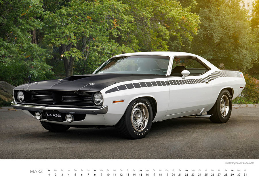 Weitere Ansicht: Muscle Cars Kalender 2026