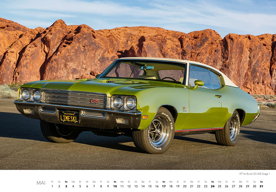 Weitere Ansicht: Muscle Cars Kalender 2026