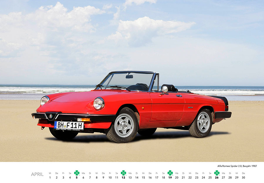 Weitere Ansicht: Alfa Romeo Kalender 2026 | Jörg Hajt
