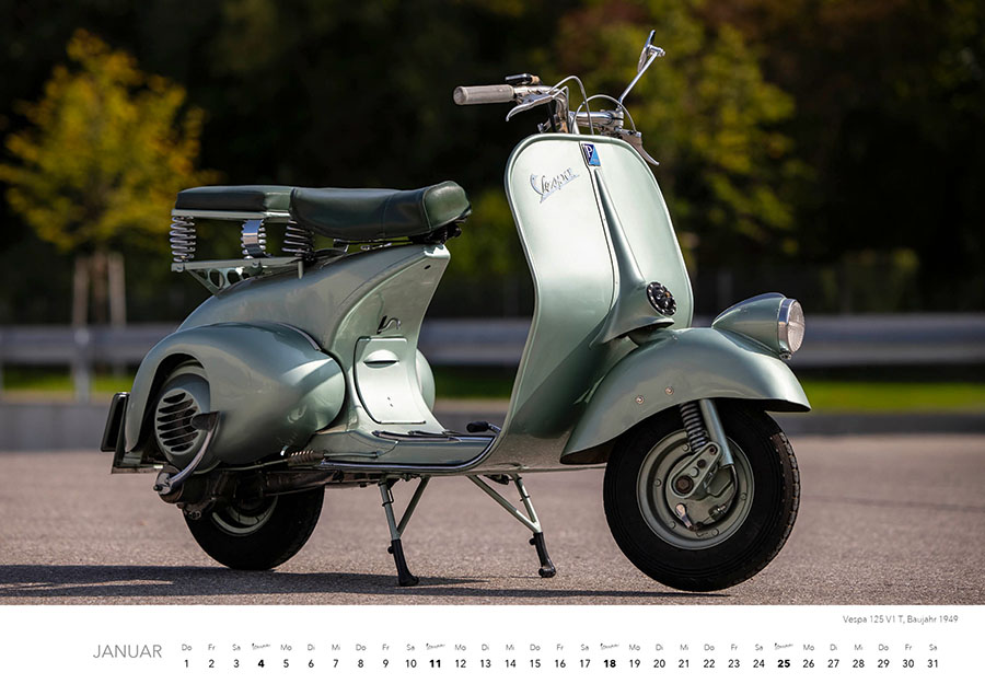 Weitere Ansicht: Vespa Kalender 2026 | Dieter Rebmann