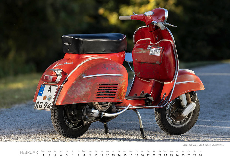 Weitere Ansicht: Vespa Kalender 2026 | Dieter Rebmann