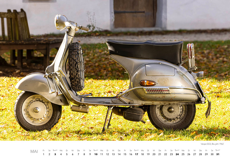 Weitere Ansicht: Vespa Kalender 2026 | Dieter Rebmann