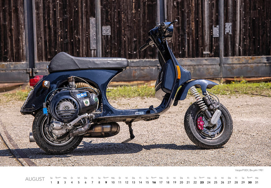 Weitere Ansicht: Vespa Kalender 2026 | Dieter Rebmann