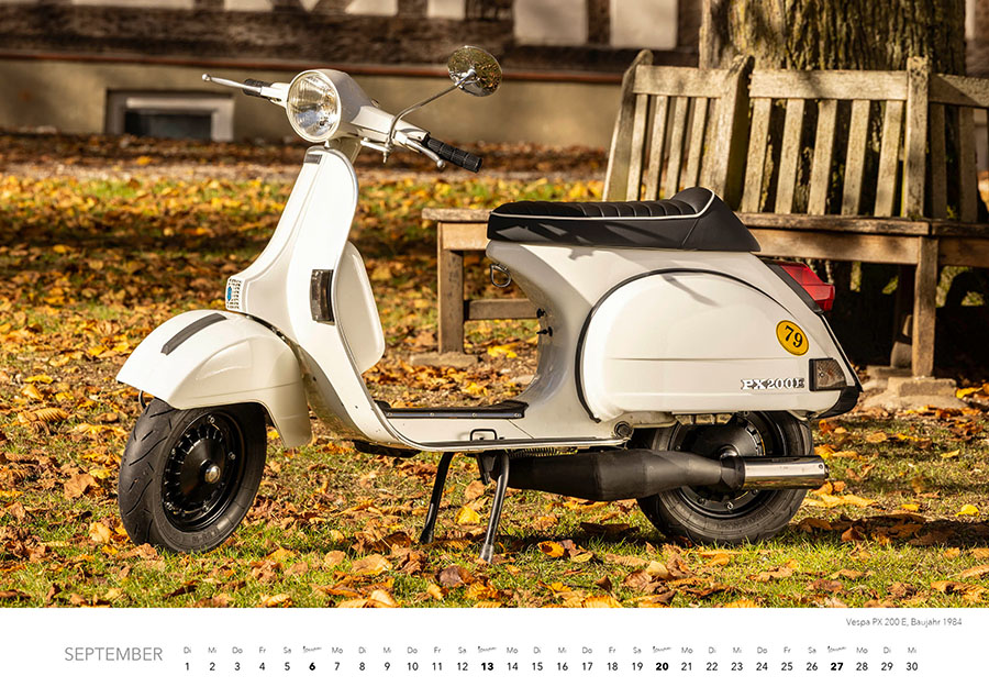 Weitere Ansicht: Vespa Kalender 2026 | Dieter Rebmann