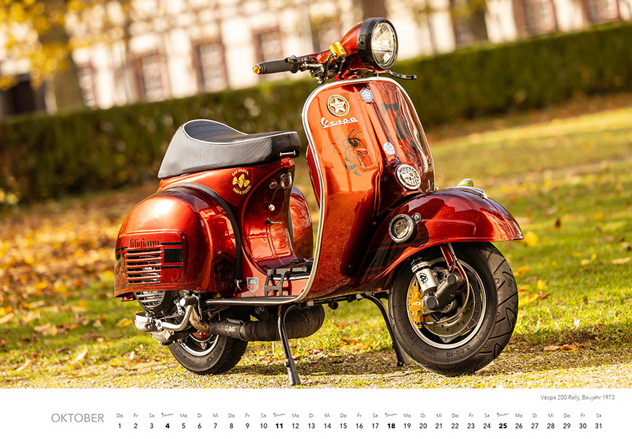 Weitere Ansicht: Vespa Kalender 2026 | Dieter Rebmann
