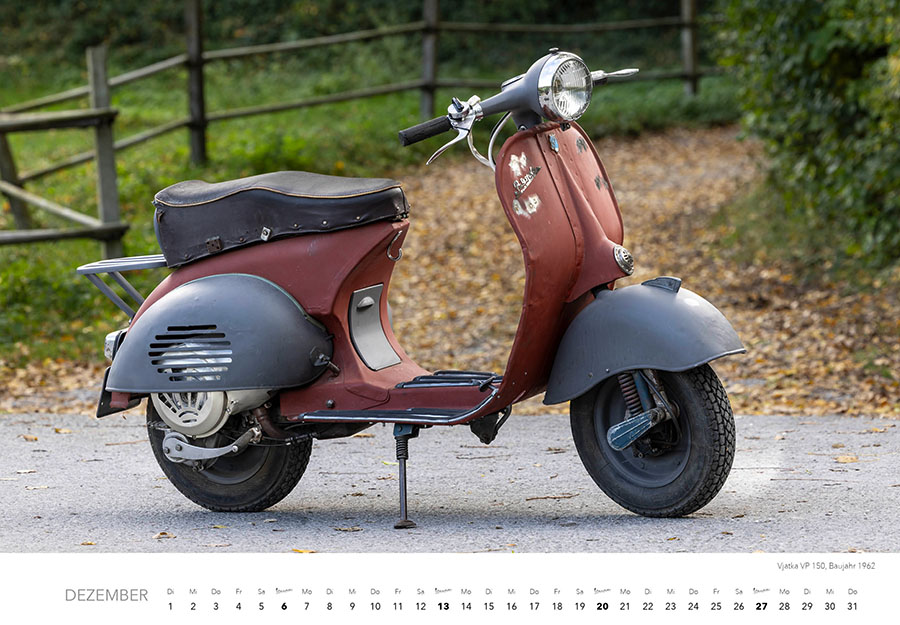 Weitere Ansicht: Vespa Kalender 2026 | Dieter Rebmann