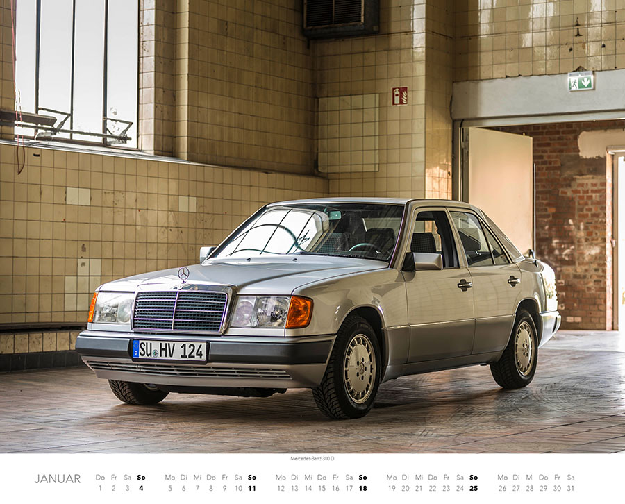 Weitere Ansicht: Mercedes Benz W 124 Kalender 2026 | Jan Strunk