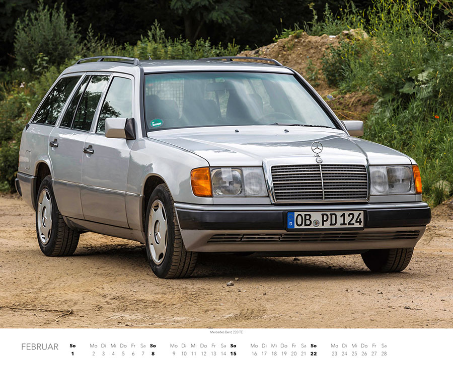 Weitere Ansicht: Mercedes Benz W 124 Kalender 2026 | Jan Strunk