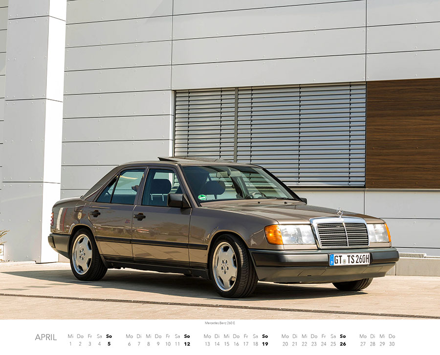 Weitere Ansicht: Mercedes Benz W 124 Kalender 2026 | Jan Strunk