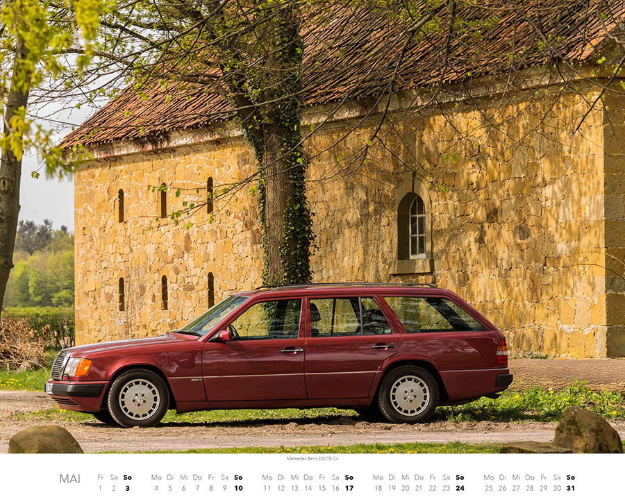 Weitere Ansicht: Mercedes Benz W 124 Kalender 2026 | Jan Strunk
