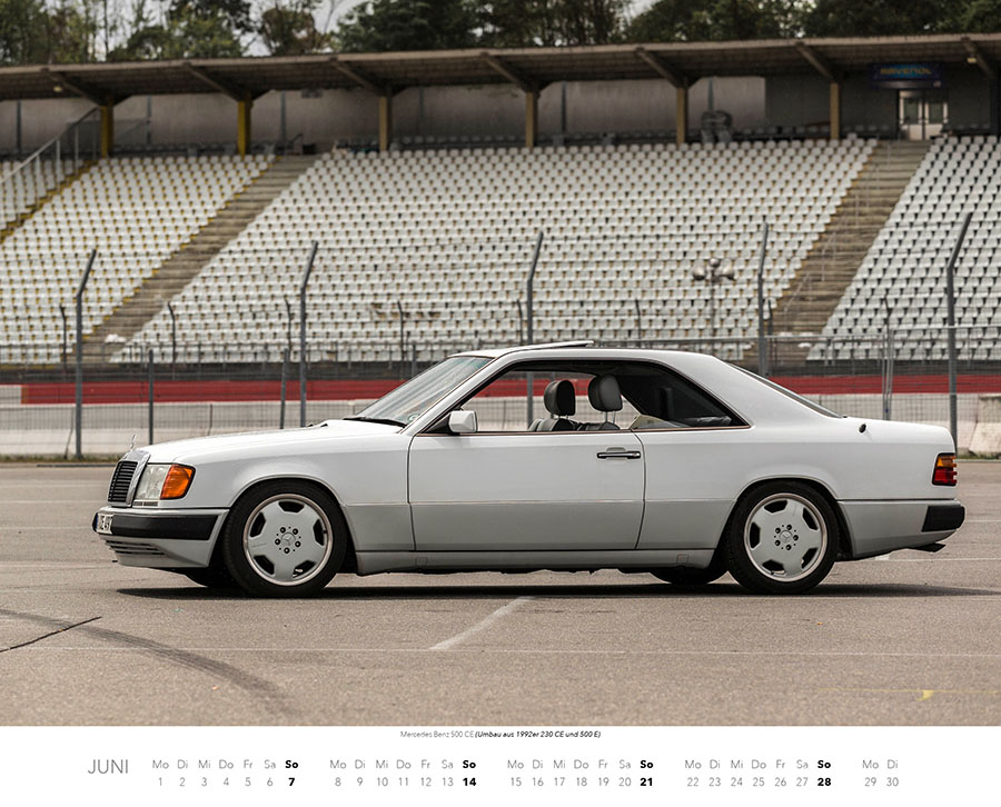 Weitere Ansicht: Mercedes Benz W 124 Kalender 2026 | Jan Strunk