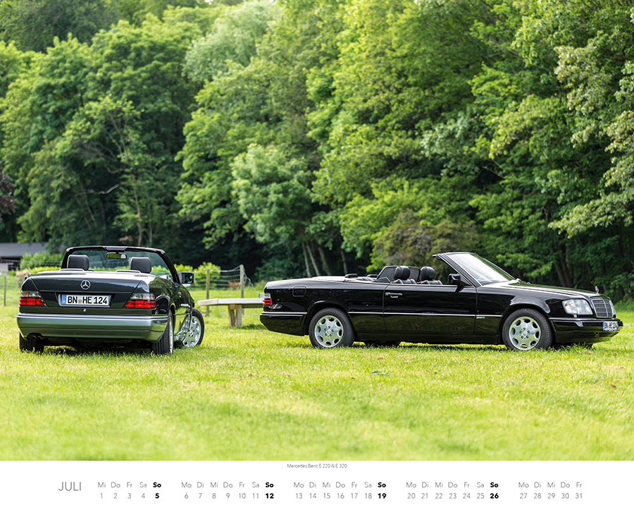Weitere Ansicht: Mercedes Benz W 124 Kalender 2026 | Jan Strunk