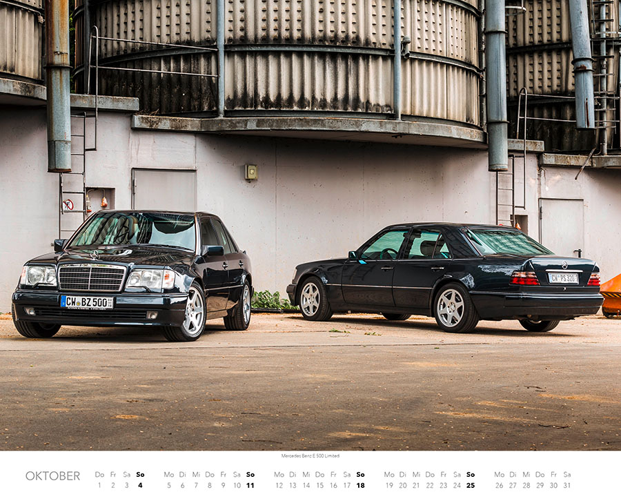 Weitere Ansicht: Mercedes Benz W 124 Kalender 2026 | Jan Strunk
