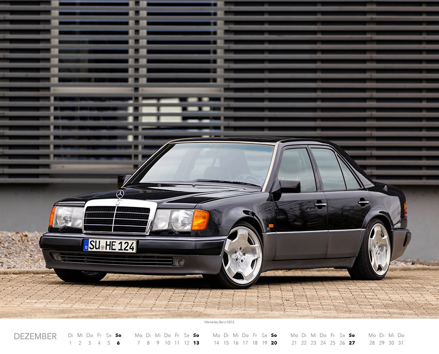 Weitere Ansicht: Mercedes Benz W 124 Kalender 2026 | Jan Strunk