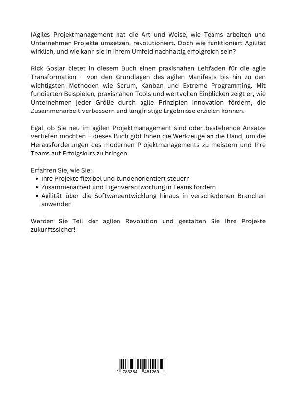 Weitere Ansicht: Agiles Projektmanagement: Der neue Standard | Rick Goslar