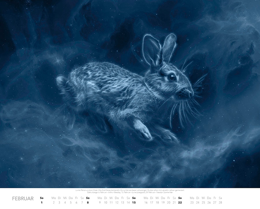 Weitere Ansicht: Patronus Kalender für Potterheads 2026 XXL-Wandkalender | Adriana Ferreira