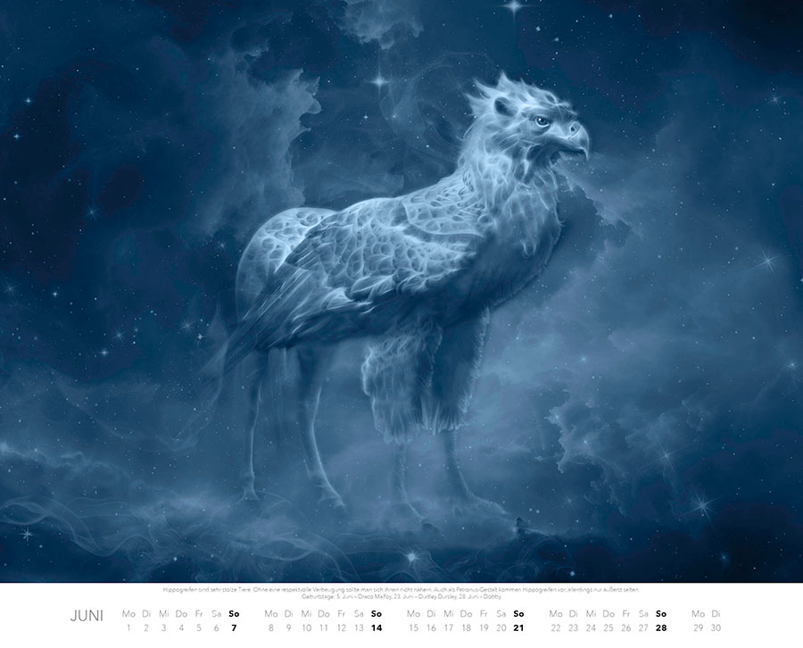 Weitere Ansicht: Patronus Kalender für Potterheads 2026 XXL-Wandkalender | Adriana Ferreira