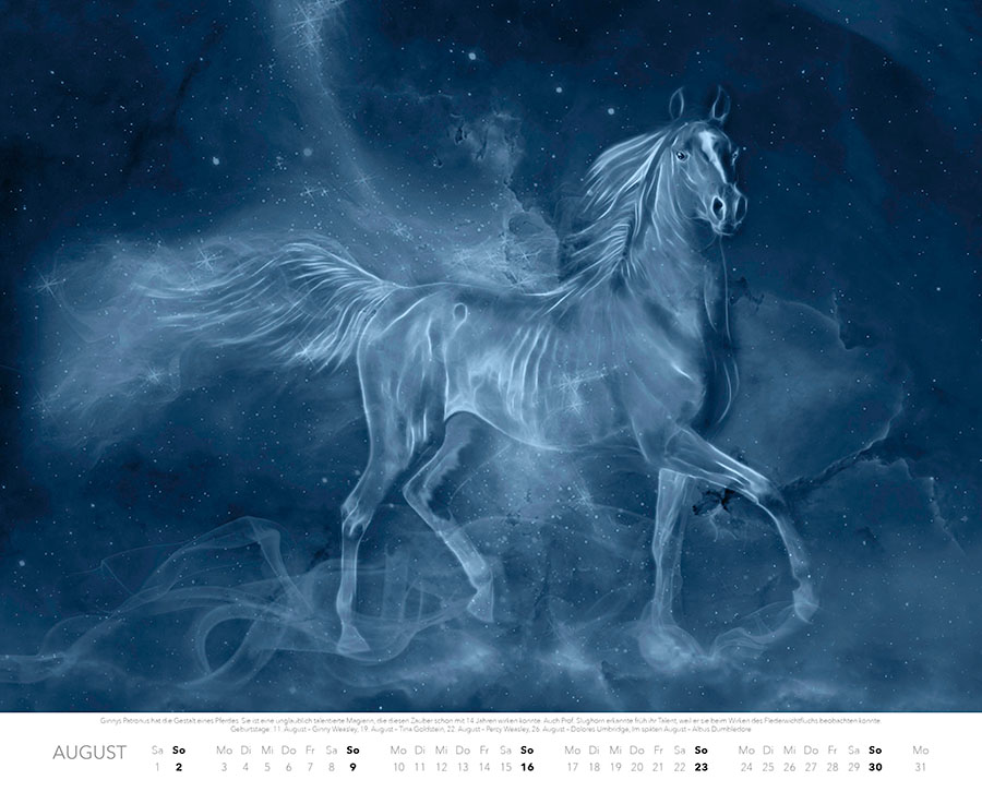 Weitere Ansicht: Patronus Kalender für Potterheads 2026 XXL-Wandkalender | Adriana Ferreira