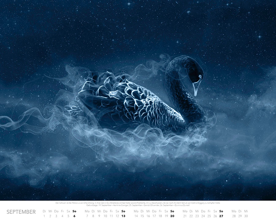 Weitere Ansicht: Patronus Kalender für Potterheads 2026 XXL-Wandkalender | Adriana Ferreira