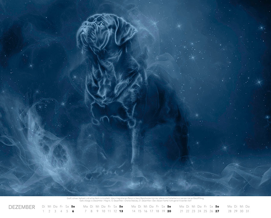 Weitere Ansicht: Patronus Kalender für Potterheads 2026 XXL-Wandkalender | Adriana Ferreira