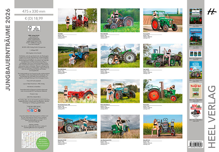 Weitere Ansicht: Jungbauernträume Kalender 2026 | Frank Lutzebäck