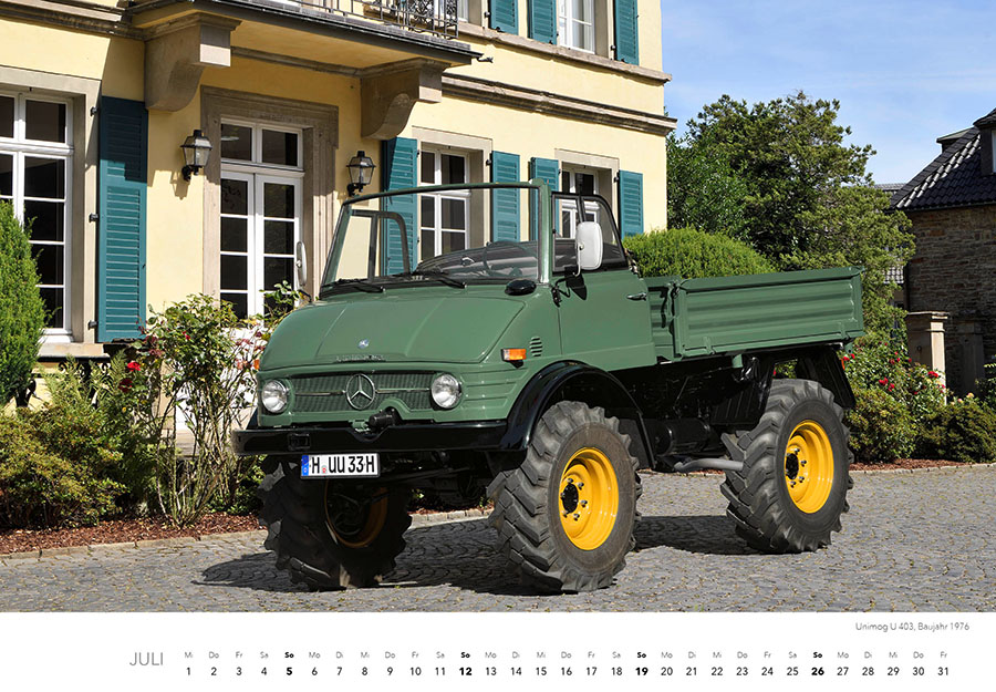 Weitere Ansicht: Unimog Klassiker Kalender 2026 | Jörg Hajt