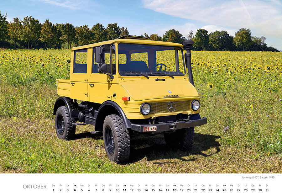 Weitere Ansicht: Unimog Klassiker Kalender 2026 | Jörg Hajt
