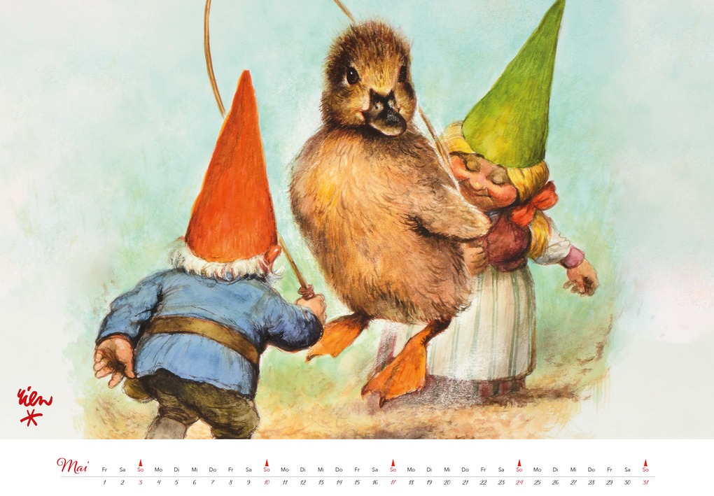 Weitere Ansicht: Heinzelmännchen Kalender 2026 | Rien Poortvliet