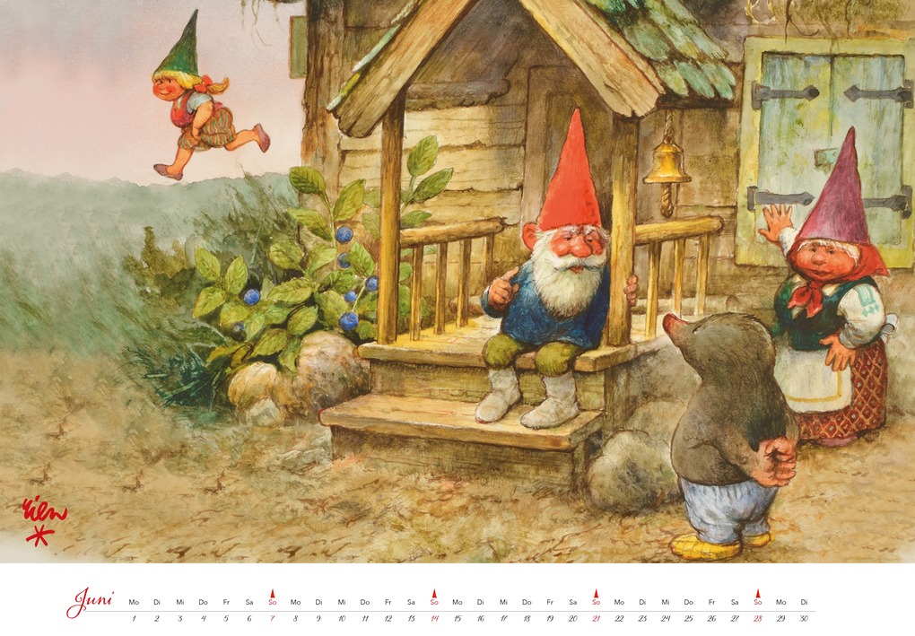 Weitere Ansicht: Heinzelmännchen Kalender 2026 | Rien Poortvliet