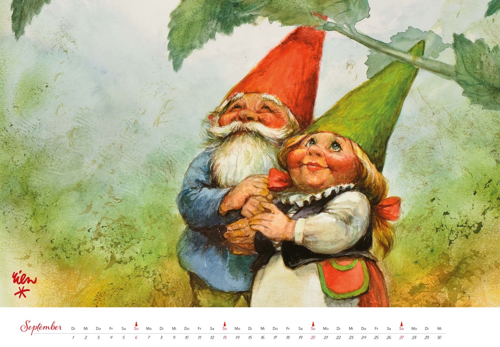 Weitere Ansicht: Heinzelmännchen Kalender 2026 | Rien Poortvliet