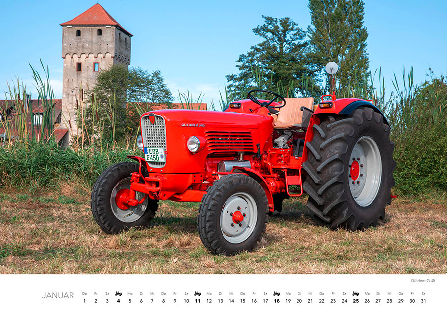 Weitere Ansicht: Klassische Traktoren Kalender 2026 | Frank Lutzebäck