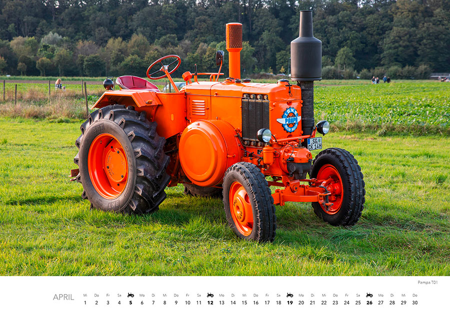 Weitere Ansicht: Klassische Traktoren Kalender 2026 | Frank Lutzebäck