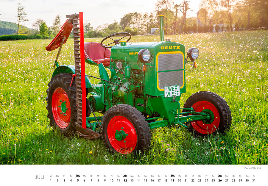 Weitere Ansicht: Klassische Traktoren Kalender 2026 | Frank Lutzebäck