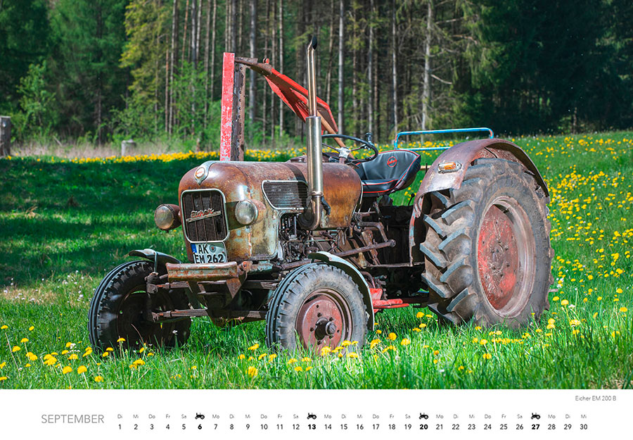 Weitere Ansicht: Klassische Traktoren Kalender 2026 | Frank Lutzebäck