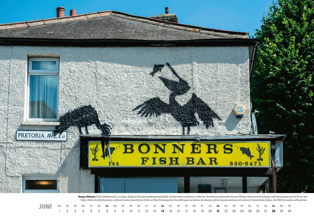 Weitere Ansicht: Banksy Kalender 2026 Mittelformat
