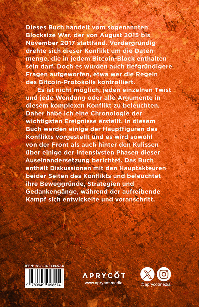 Weitere Ansicht: The Blocksize War | Jonathan Bier