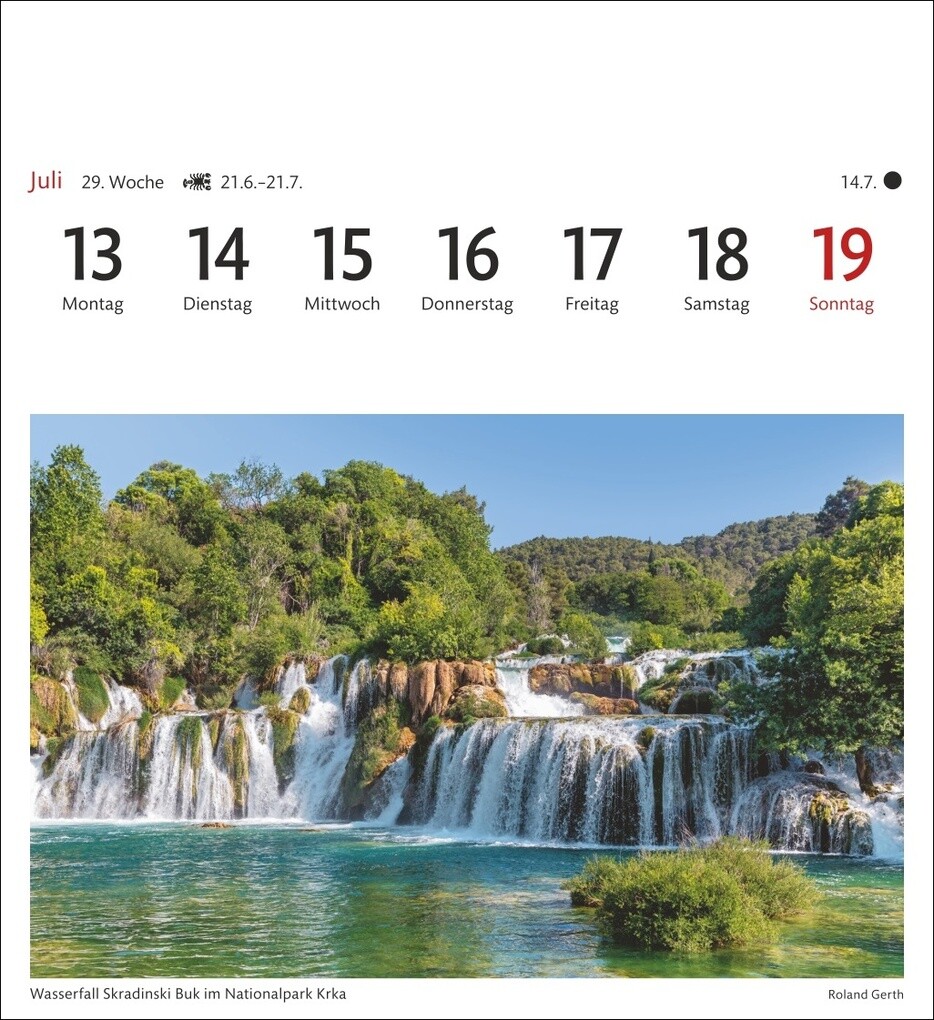 Weitere Ansicht: Kroatien Sehnsuchtskalender 2026 - Wochenkalender mit 53 Postkarten