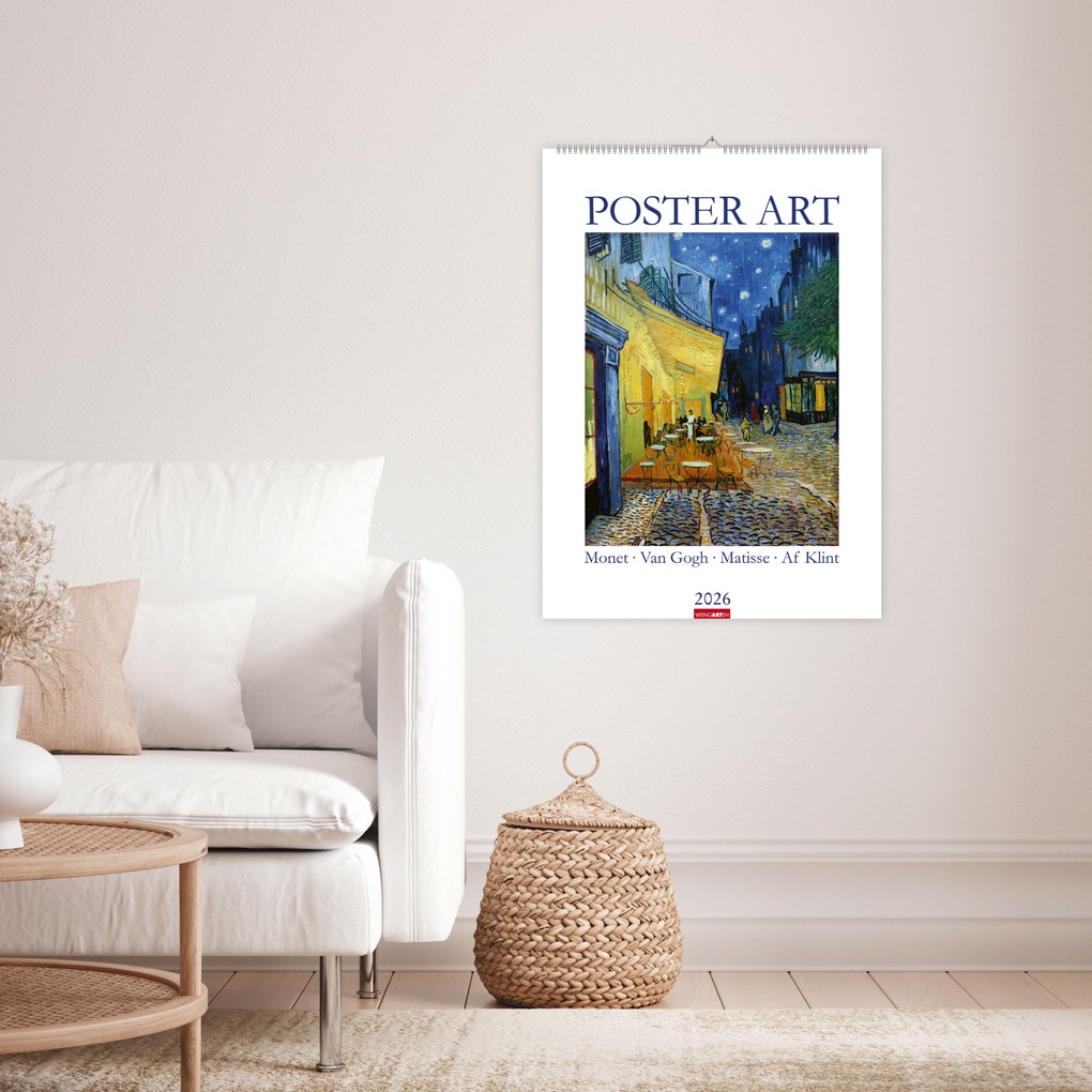 Weitere Ansicht: Poster Art Kalender 2026 - Monet, Van Gogh, Matisse, Kandinsky