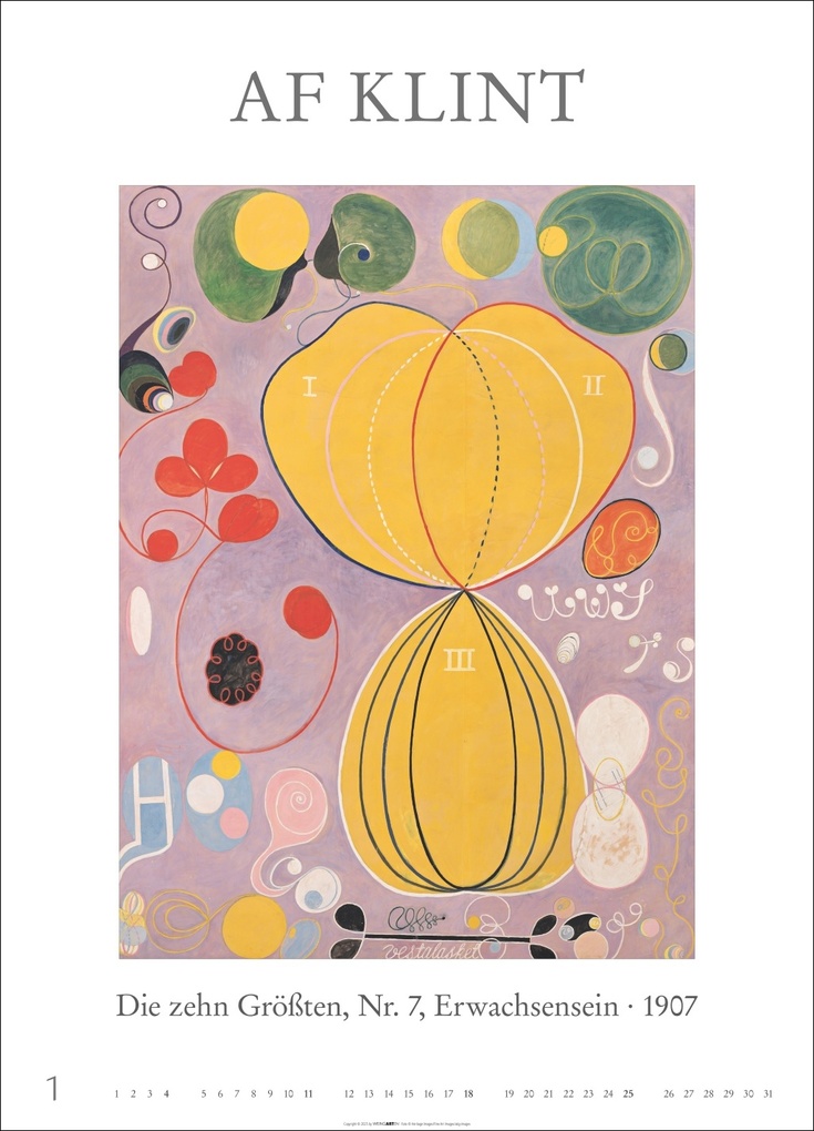 Weitere Ansicht: Poster Art Kalender 2026 - Monet, Van Gogh, Matisse, Kandinsky