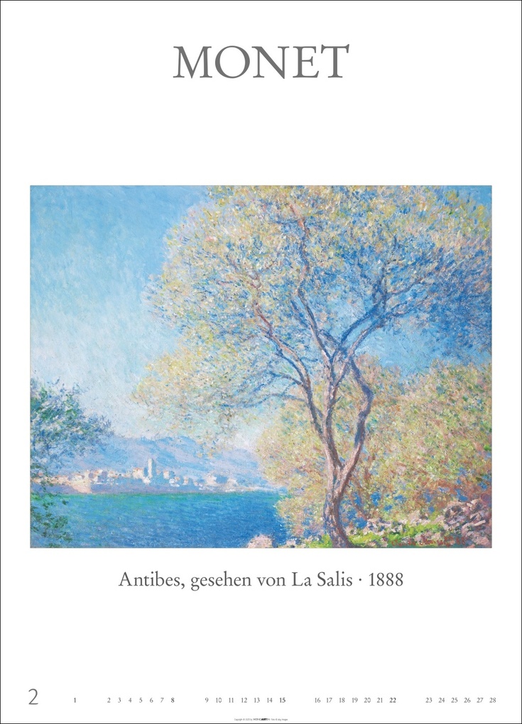 Weitere Ansicht: Poster Art Kalender 2026 - Monet, Van Gogh, Matisse, Kandinsky